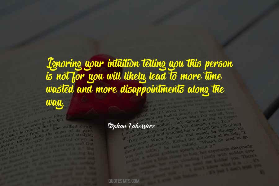 Quotes About Intuition And Relationships #233833