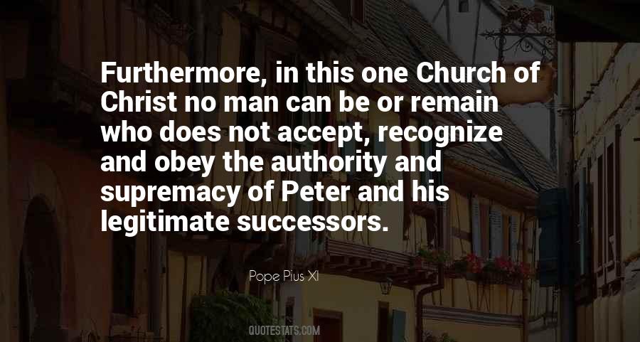 Authority In The Church Quotes #1237505