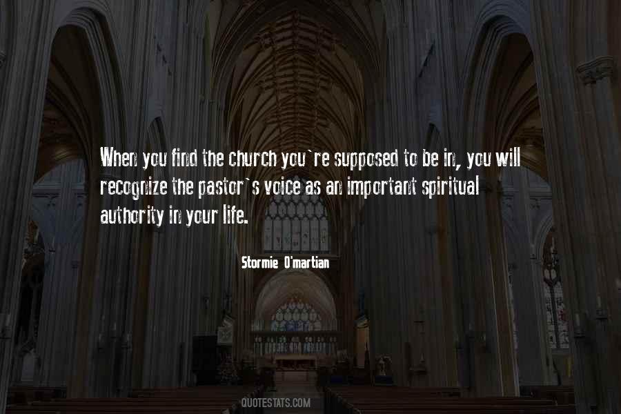 Authority In The Church Quotes #1254273