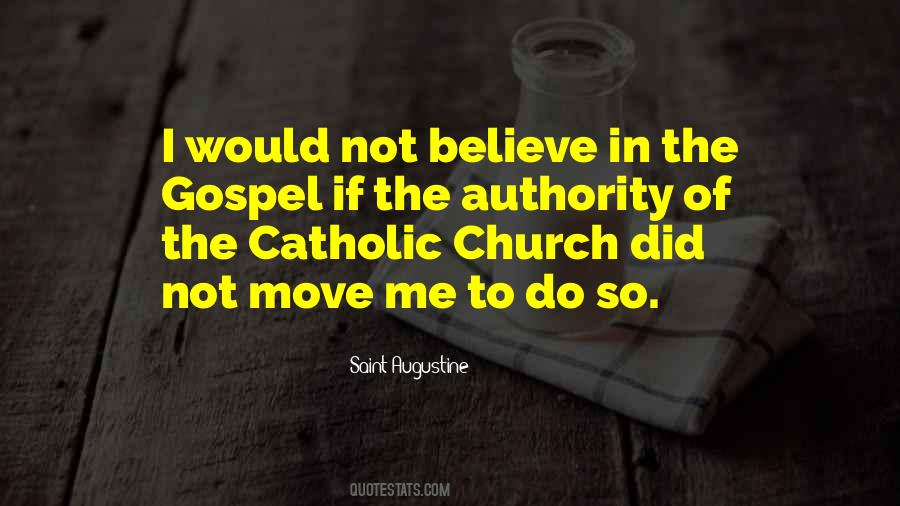 Authority In The Church Quotes #1295692