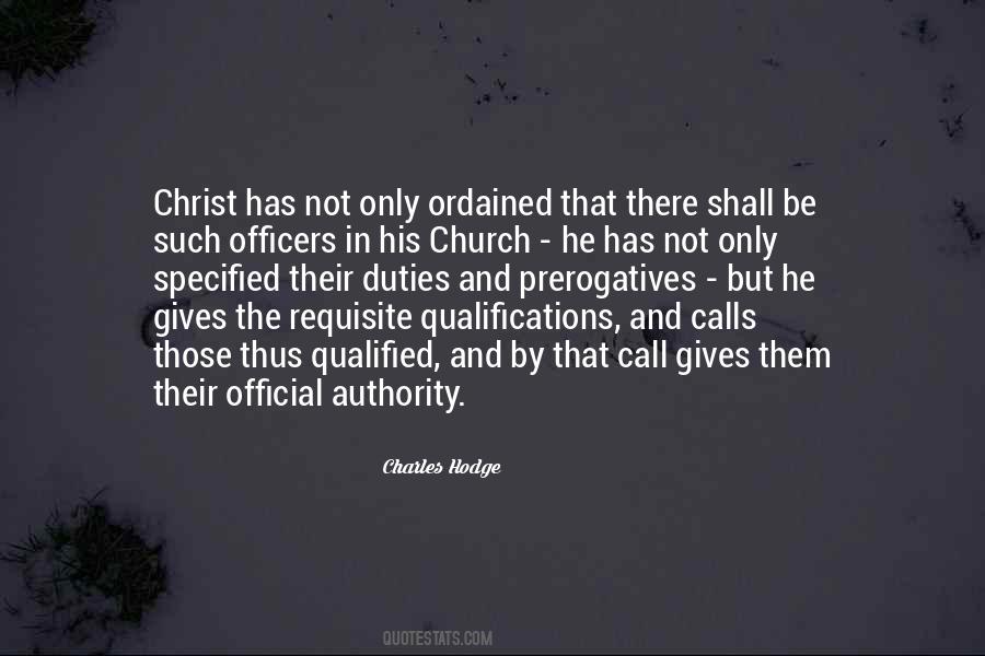 Authority In The Church Quotes #1415477