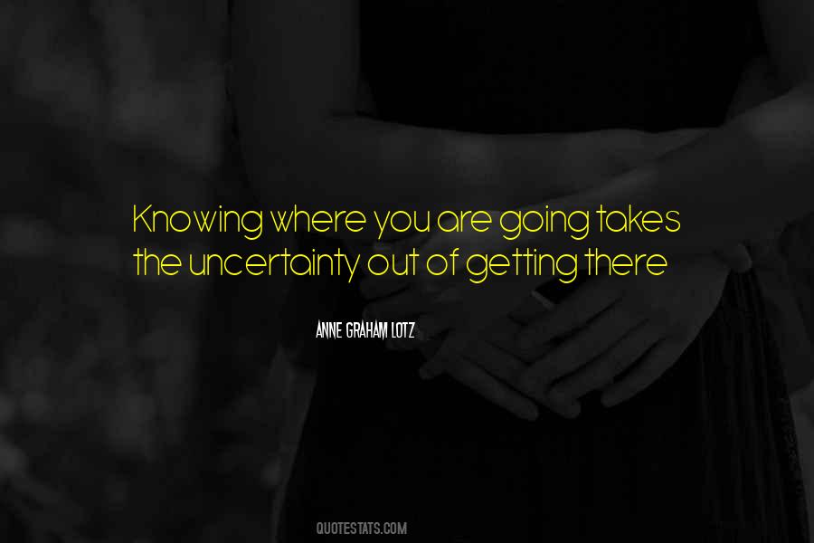 Quotes About Where You Are Going #1812043