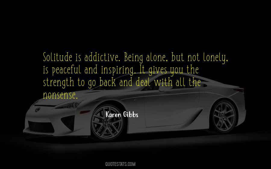 Solitude As A Choice Quotes #1630362