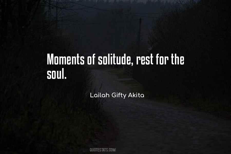Solitude As A Choice Quotes #451669
