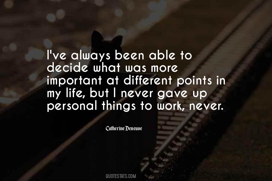 Personal Things Quotes #1039044