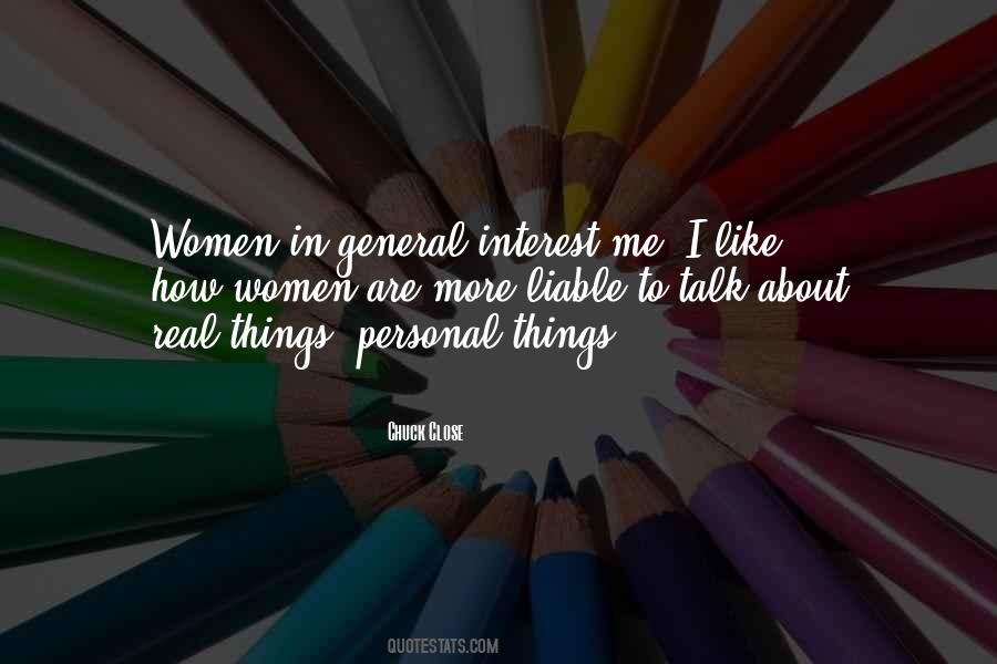 Personal Things Quotes #1370810