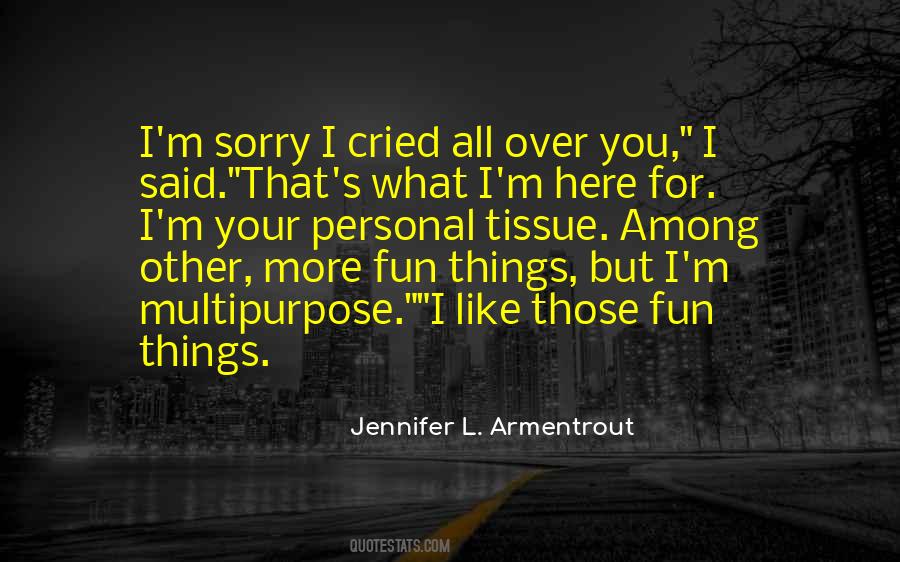 Personal Things Quotes #146149