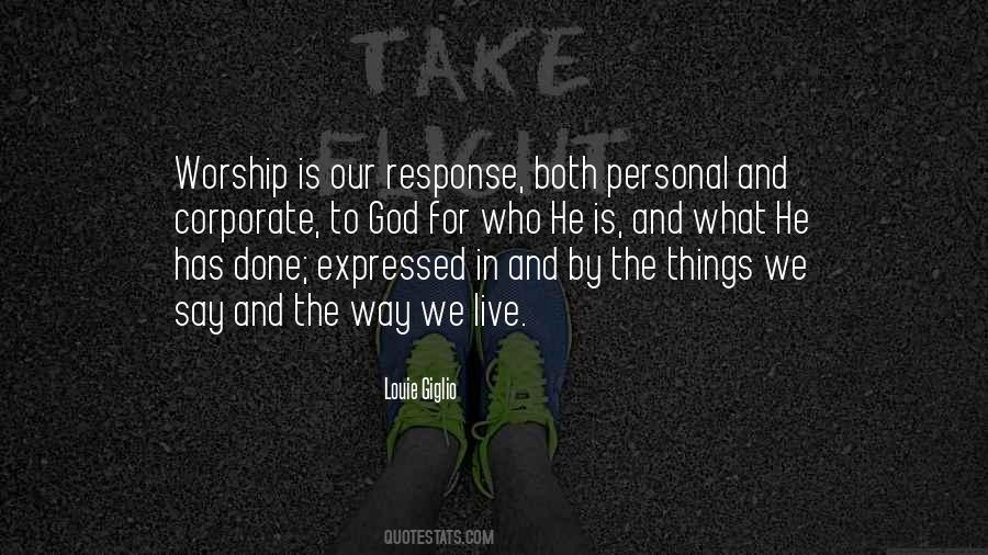 Personal Things Quotes #177480