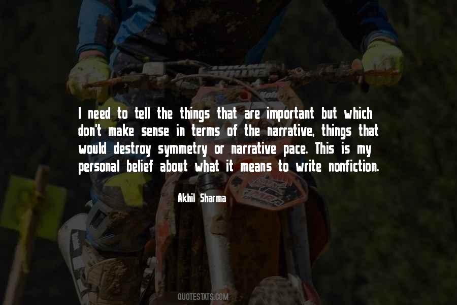 Personal Things Quotes #213364