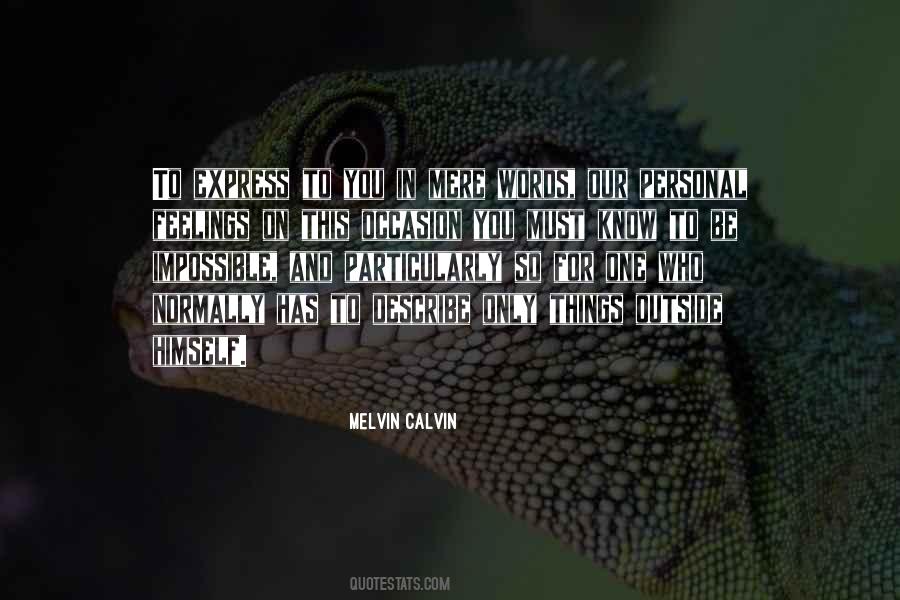 Personal Things Quotes #238326