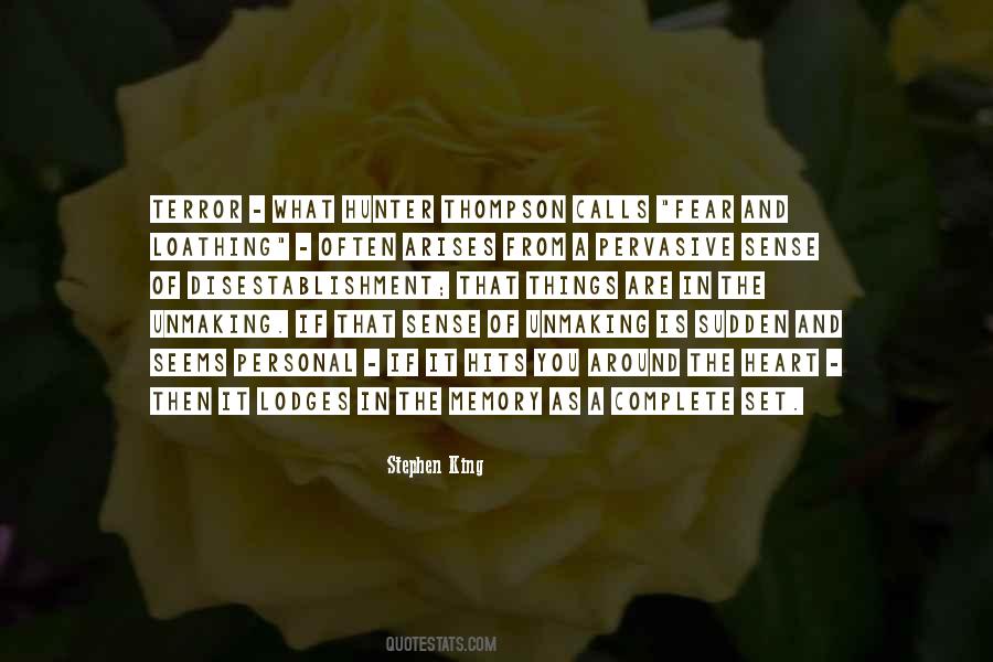 Personal Things Quotes #243932