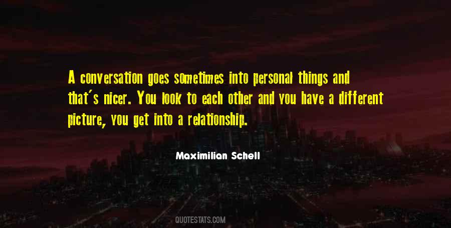 Personal Things Quotes #289975