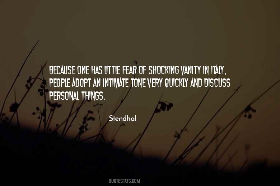 Personal Things Quotes #444034