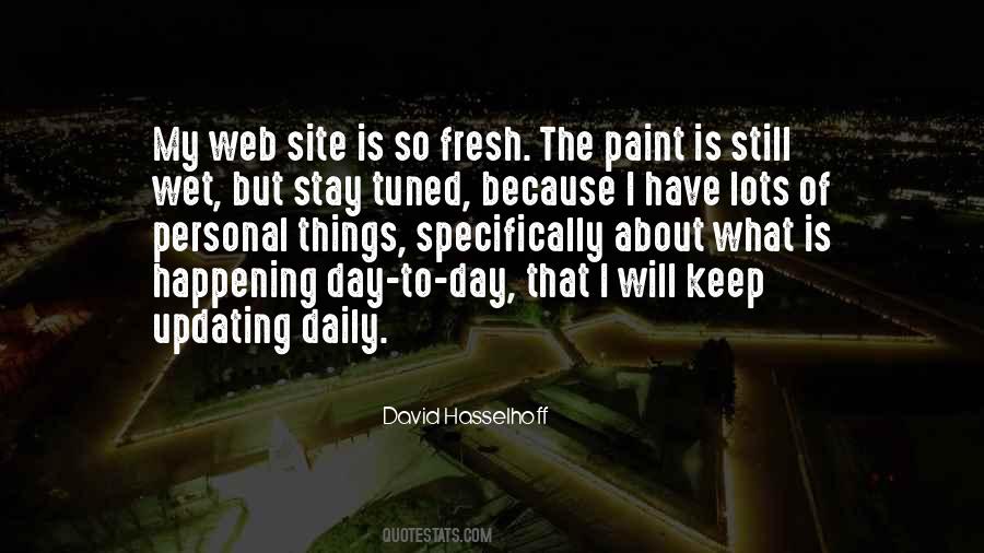 Personal Things Quotes #555426