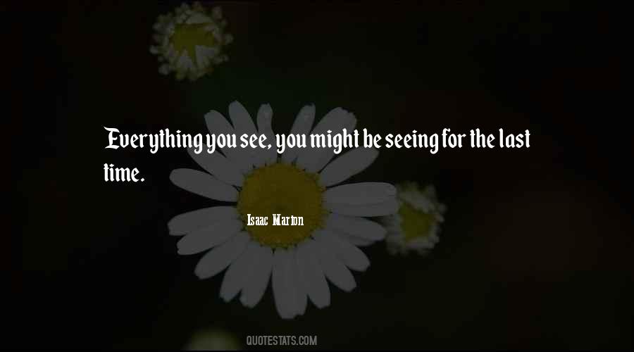 Quotes About Seeing You One Last Time #1582277