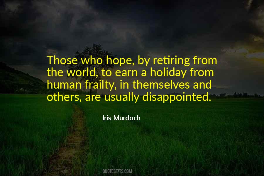 Quotes About Disappointed Hope #1670301