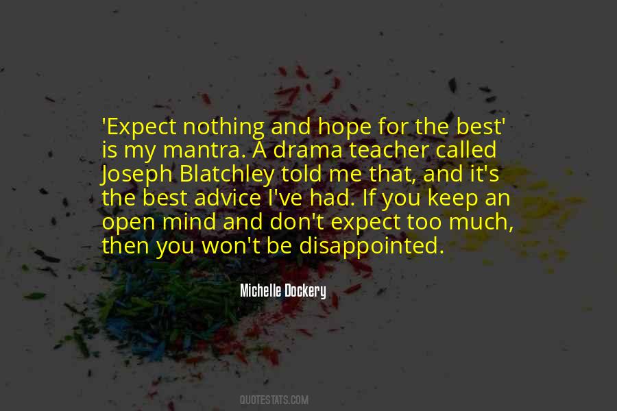 Quotes About Disappointed Hope #1671989