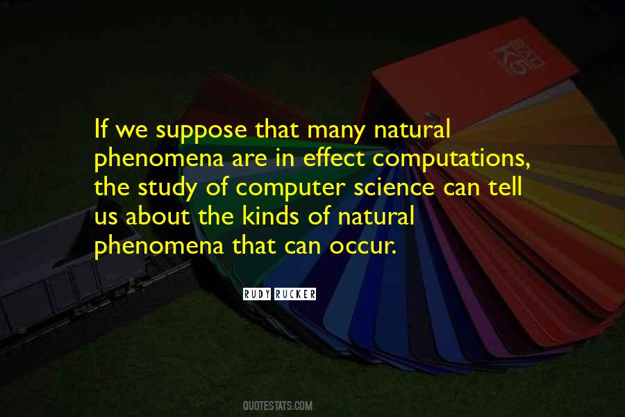 Quotes About Natural Phenomena #12232
