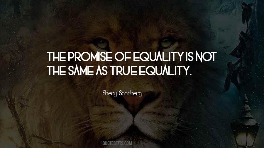 True Equality Quotes #994724