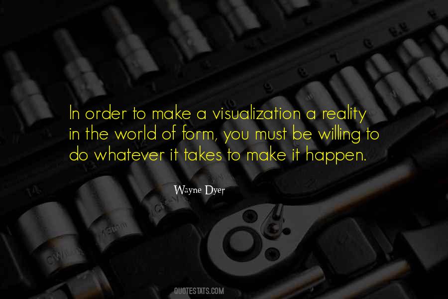 Quotes About Visualization #1489990