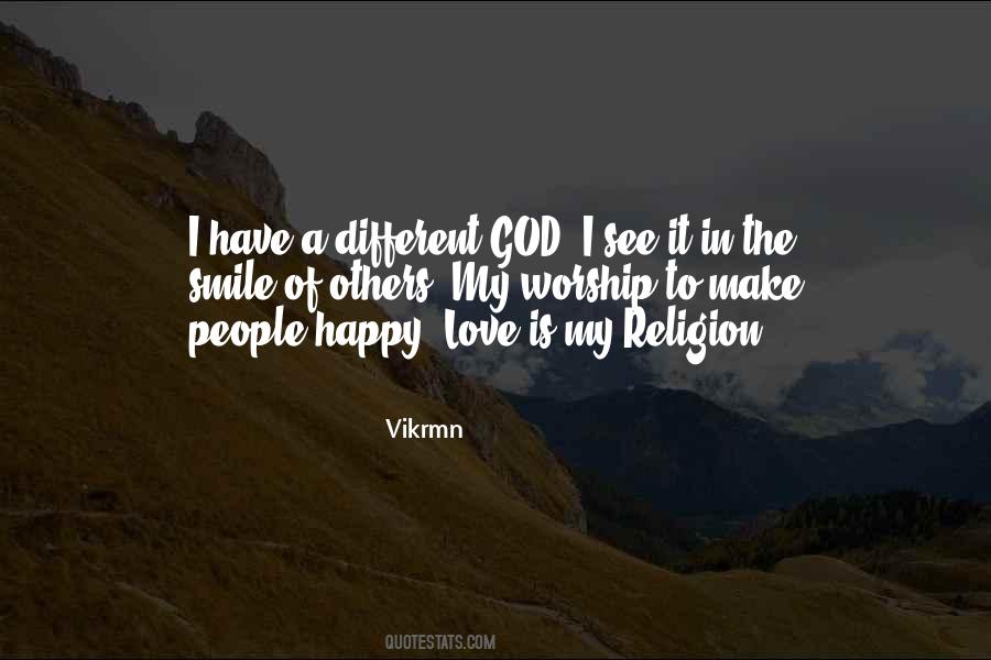 God Religion Happiness Quotes #858705