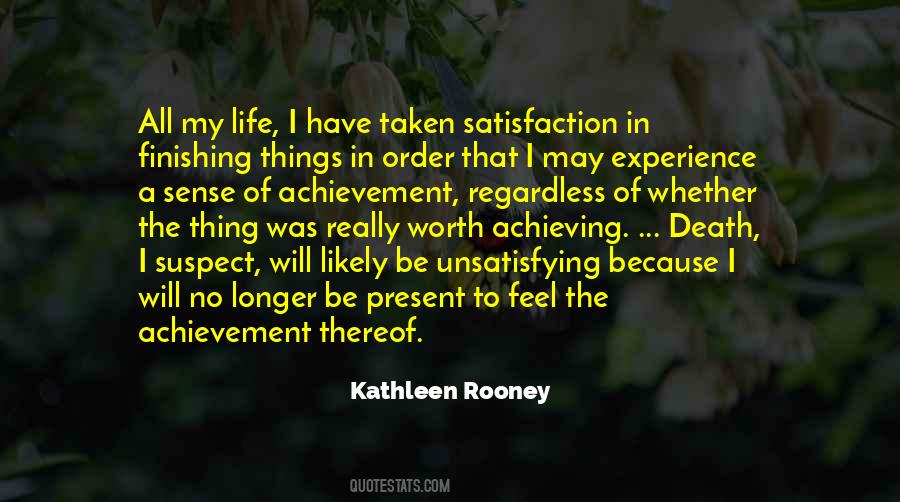 Quotes About Satisfaction In Life #1010278