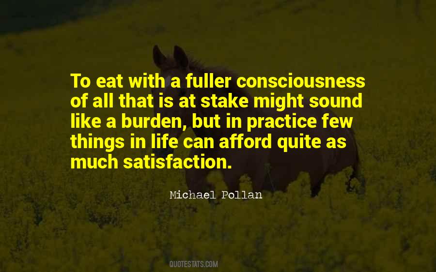 Quotes About Satisfaction In Life #165932