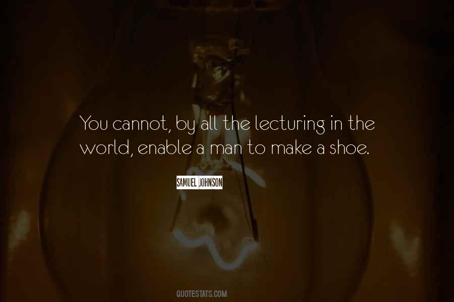 Quotes About Lecturing #114455