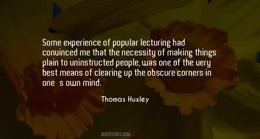 Quotes About Lecturing #84329
