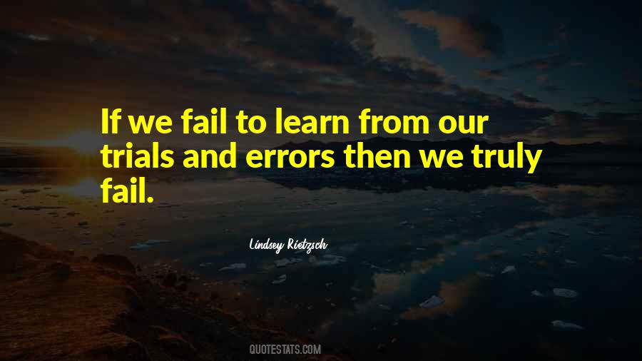 Quotes About Mistakes And Errors #277429