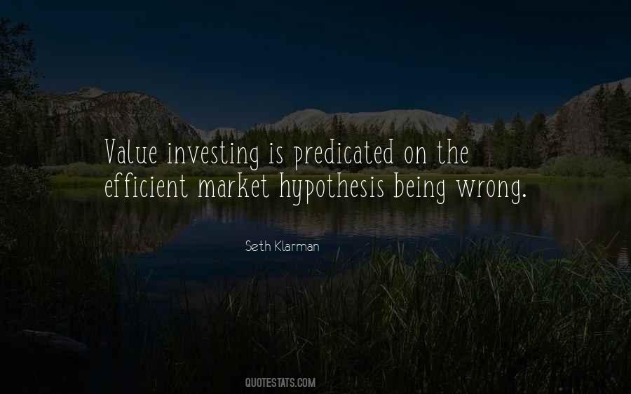 Quotes About Efficient Markets #215699