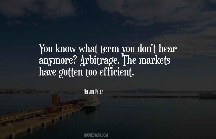 Quotes About Efficient Markets #22055
