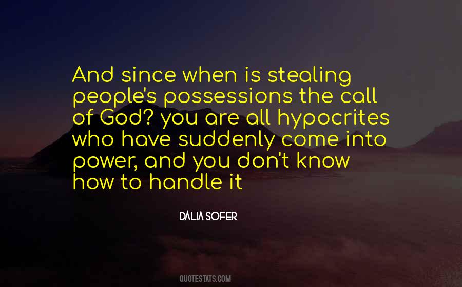 Quotes About Stealing #1225299