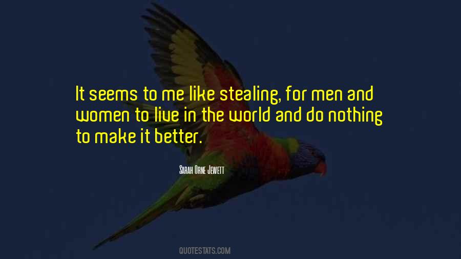Quotes About Stealing #1313185