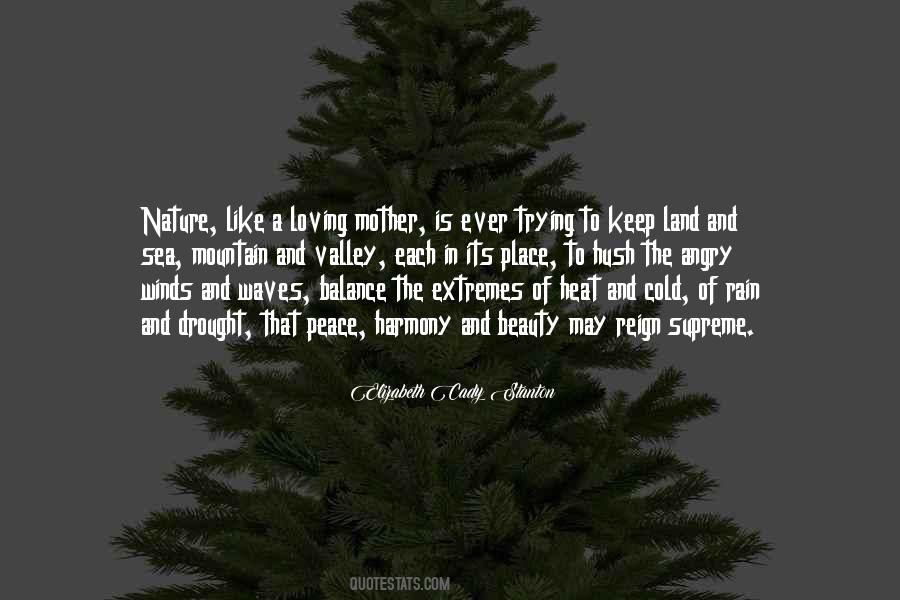 Quotes About The Balance Of Nature #1360968