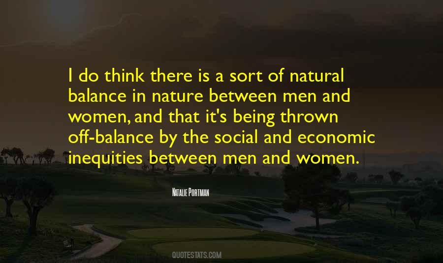 Quotes About The Balance Of Nature #1492229