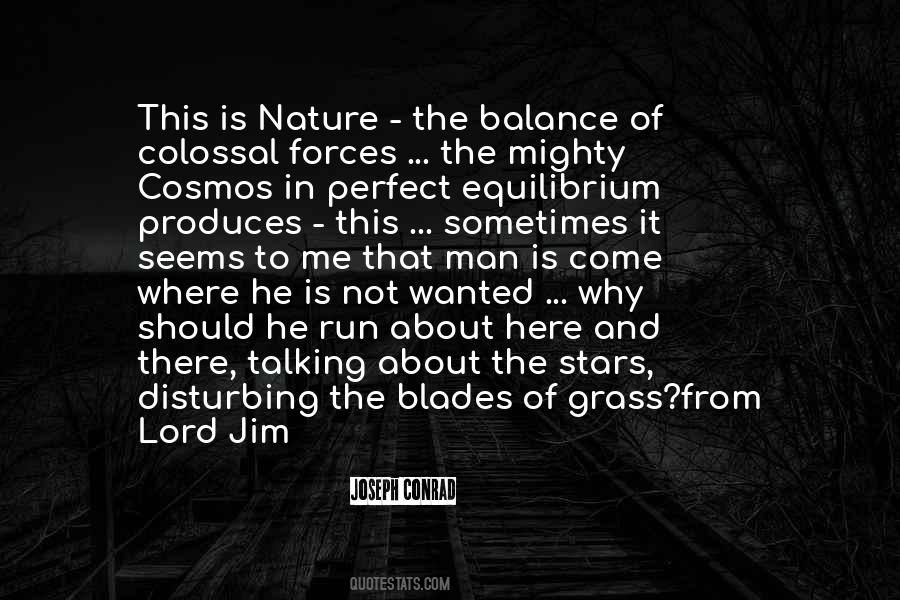 Quotes About The Balance Of Nature #1878288