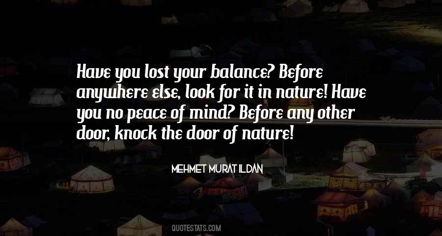 Quotes About The Balance Of Nature #784520