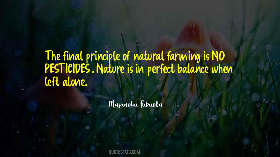 Quotes About The Balance Of Nature #803359