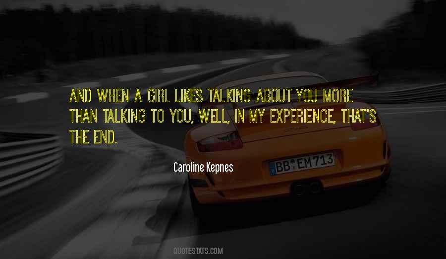 Girl Talking Quotes #1717001