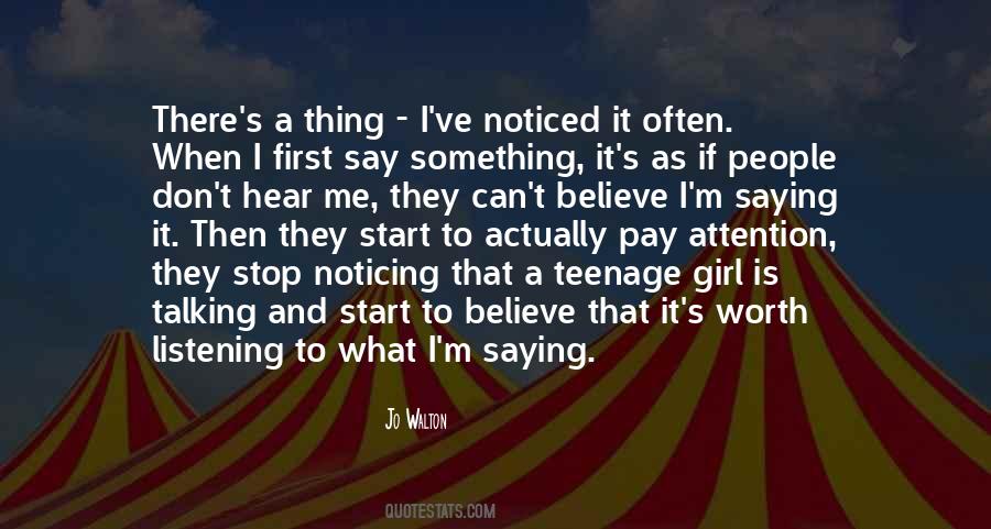 Girl Talking Quotes #685670
