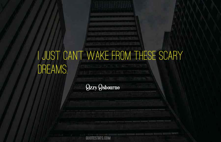 Quotes About Scary Dreams #1065494