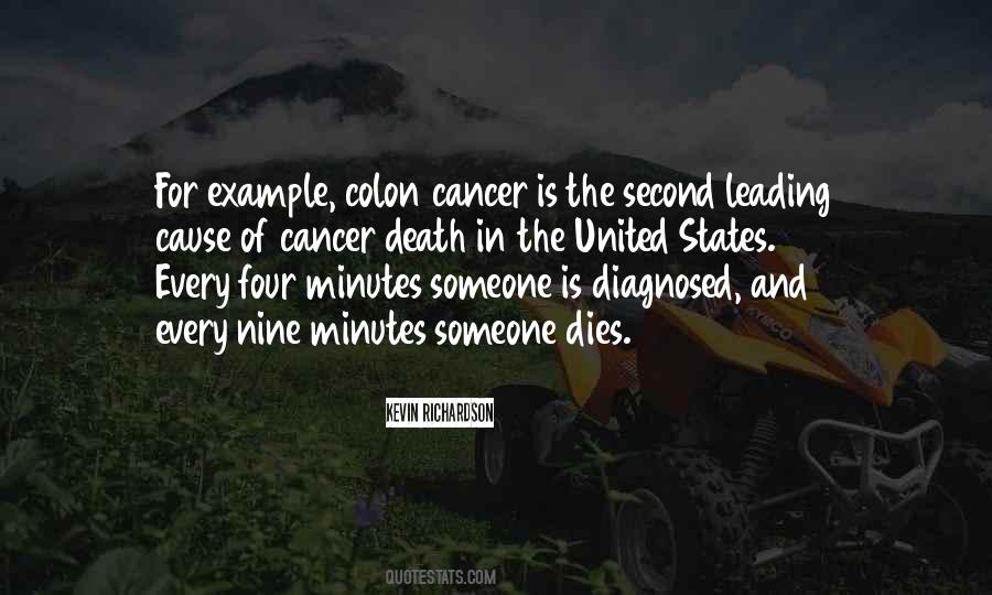 Quotes About Colon Cancer #694345