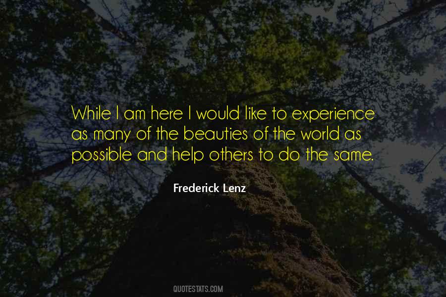 Quotes About Helping The World #312512