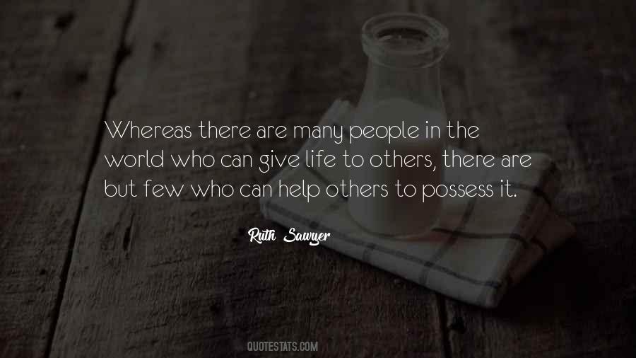 Quotes About Helping The World #433019