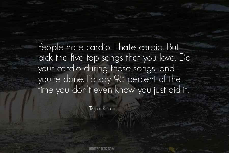 Quotes About Cardio #61109