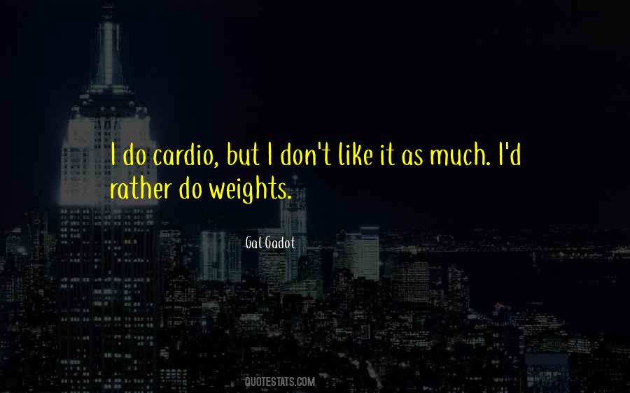 Quotes About Cardio #795782