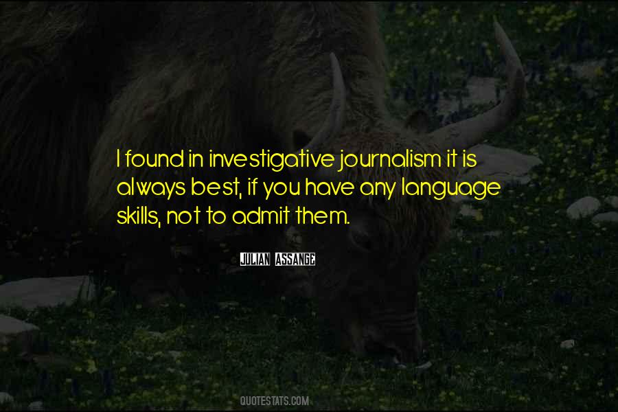 Quotes About Investigative Journalism #1079453