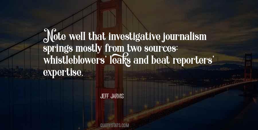 Quotes About Investigative Journalism #770330