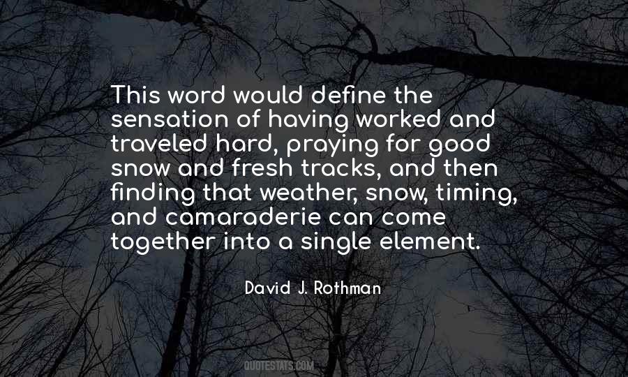 Quotes About Camaraderie #618704